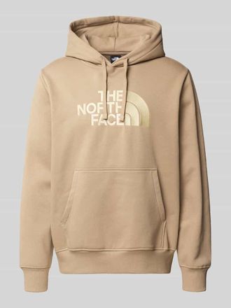 The North Face Hoodie mit Label-Print in Beige, Gr&ouml;&szlig;e L