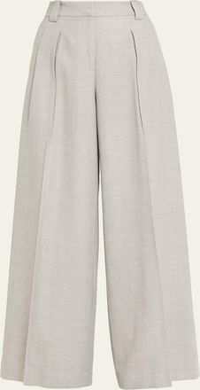 Lafayette 148 New York x The Morning Show Wyatt Pleated Wide-Leg Pants