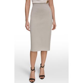DKNY Sweater Pencil Skirt in Tuscan Grey at Nordstrom, Size X-Large