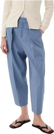 Inwear Zella Barrel Pant - Dames - Broeken - Blauw - 2XL - Katoen - Broeken