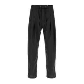 Dolce & Gabbana Broeken, Heren, Grijs, XL, Wol, Wool Pant