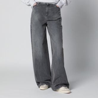 Golden Goose Melody vintage-wash cotton boyfriend jeans, grey