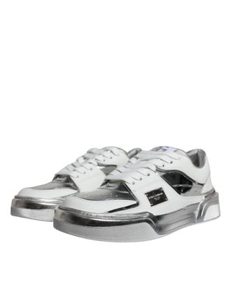 Dolce & Gabbana Leather Low-Top Sneaker - White