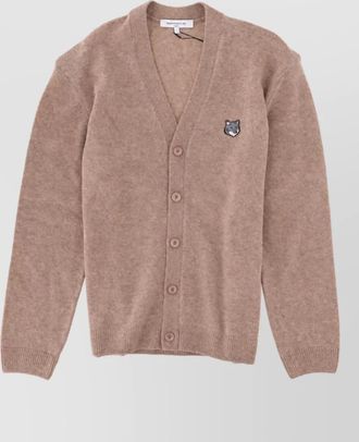 Maison Kitsun&eacute; wool cardigan