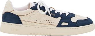 Axel Arigato Cream Blue Dice Lo Leather Sneakers