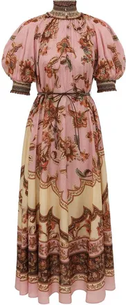 Zimmermann zijden maxi-jurk met asterprint