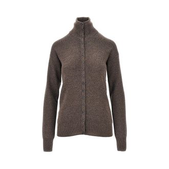 Christophe Lemaire Buttoned merino wool top Woman S