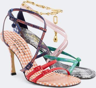 Loewe x Cosima von Bonin New Comic leather sandals