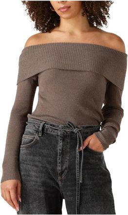 Modstr&ouml;m Truien & Vesten, Dames, Bruin, XS, Garymd Top