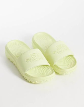 The North Face Never Stop Cush - Sliders gialle-Giallo