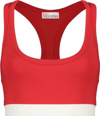 Red Valentino Sporty Top - Dames - Sport BHs - Rood - XS - Fitness
