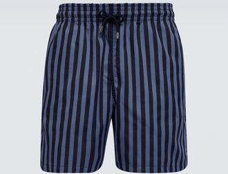 Derek Rose Bondi 8 striped swim shorts