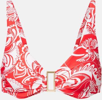 Melissa Odabash Top de bikini Bel Air floral