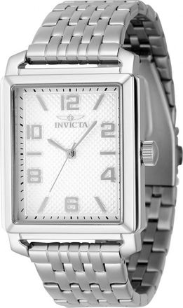 Invicta Vintage Quartz Silver Dial Mens Watch 46634
