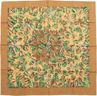 Herm&egrave;s Pre-owned Hermes L Arbre de Soie Silk Scarf 90 Ladies BG189BYJJED21G9O