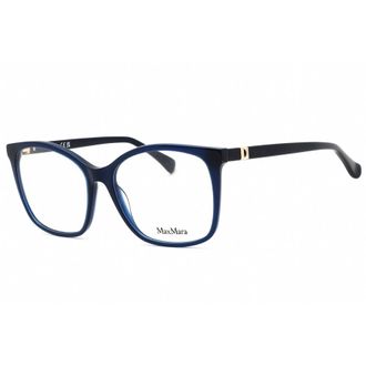 Max Mara Ladies Blue Rectangular Eyeglass Frames MM5023