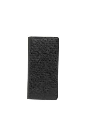 Louis Vuitton 2018 Taiga Brazza Wallet long wallets - Black