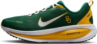 Nike Mens College Vomero 18 (Baylor) Road Running Shoes in Green | IQ6865-300