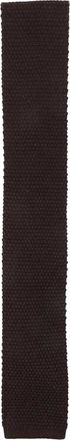 HUGO BOSS Heren Gebreide Stropdas (Bruin)
