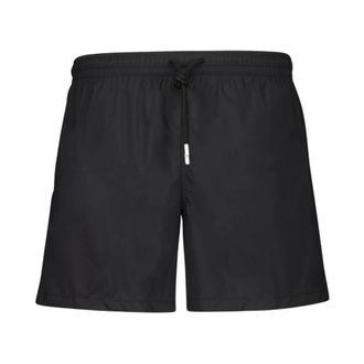 Fedeli Beachwear, male, Black, Size: XL Black Madeira Swim Shorts