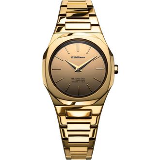 D1 Milano Gold Gleam Ultra Thin Bracelet Watch, 30mm at Nordstrom
