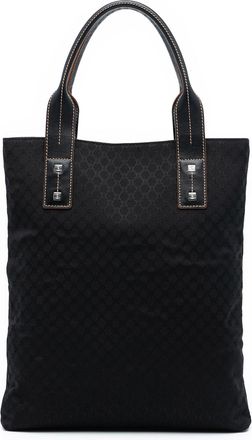 Celine Pre-owned Womens Macadam Canvas Tote - Black Textile - One Size