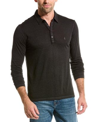 John Varvatos Marty Burnout Polo Shirt