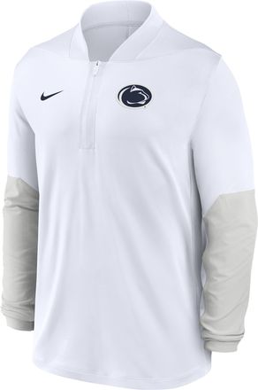 Nike Penn State Nike Mens Dri-FIT College 1/2-Zip Top in White | 03BA0CEBPSN-UCQ