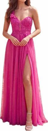 Jovani Womens Prom Dress In Hot Pink