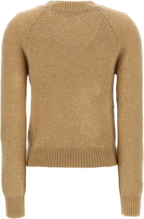 Dries Van Noten Womens Beige Wool Cardigan Clothing