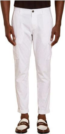 Mason's Chile Cargo Pants - Heren - Slim Fit Broeken - Wit - XL - Katoen - Broeken