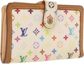 Louis Vuitton Pre-owned Wallets, female, Multicolor, Size: ONE SIZE Pre-owned Vintage Canvas Wallet