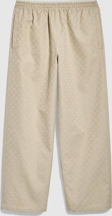 Gucci GG Cotton Canvas Pants, Size 44, Beige, Ready-to-wear