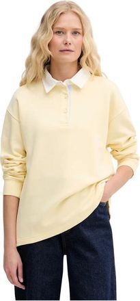 GANT Rugger Sweatshirt - Dames - Tops - Geel - Maat: S Katoen