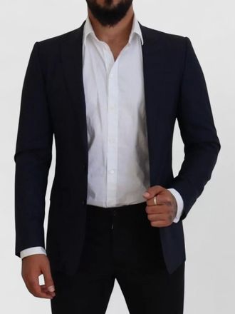 Dolce & Gabbana wool silk slim-fit blazer