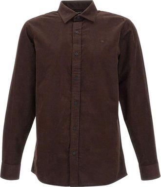 G-Star Clean Regular Shirt - Heren - Casual Overhemden - Bruin - L - Katoen - Overhemden