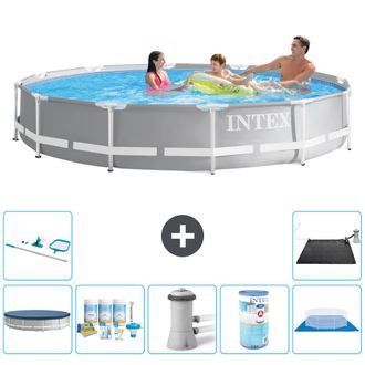 Intex Piscina Prism Frame Redonda - 366x76 Cm - 7-piezas S31942