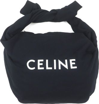 Celine Black Wool Shoulder Bag (Pre-Owned)