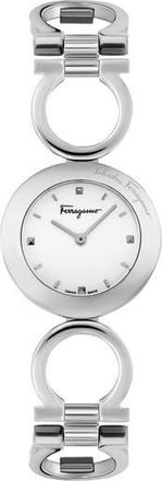Ferragamo Gancino Bracelet Watch, 28mm in Stainless Steel at Nordstrom Rack