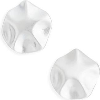 Karine Sultan Textured Circle Clip-On Earrings in Silver at Nordstrom Rack