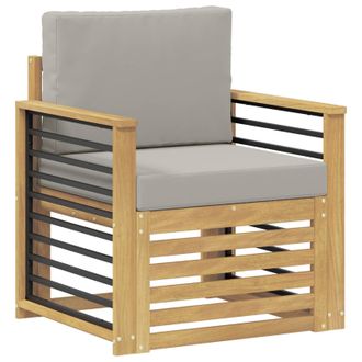 vidaXL Conjunto De Sof&aacute;s De Exterior Poli&eacute;ster Blanco Vidaxl