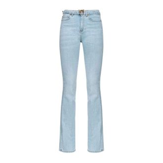 Pinko Flared Jeans, female, Blue, Size: W29 Flora Flare Jeans