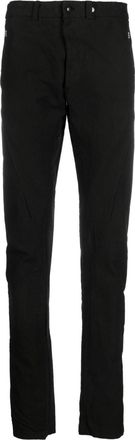 Isaac Sellam Experience logo-plaque tapered trousers - men - Cotton - S - Black