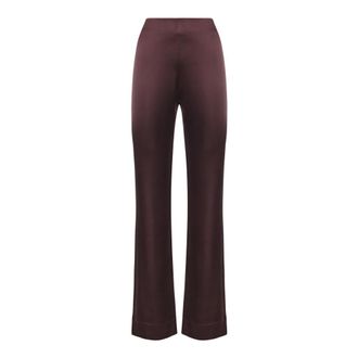 Pinko Wide Trousers, female, Red, Size: 2XS Pinolo Trousers