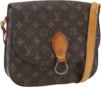 Louis Vuitton Pre-owned Cross Body Bags, female, Brown, Size: ONE SIZE Pre-owned Canvas Cross Body Bag