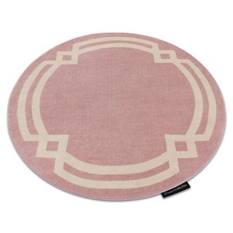 RugsX Alfombra Hampton Lux C&iacute;rculo Rosa Pink Circulo 140 Cm