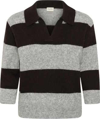 Part Two Polo Shirt - Dames - Polos - Grijs - XL - Leer - Tops