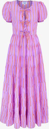 PINK CITY PRINTS Womens Sydney Dress In Perfume Stripe