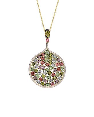 Genevive 14K Over Silver Necklace