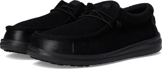 Hey Dude Wally Work CE Mens Lace-up Boots Black : 12 M, Leather